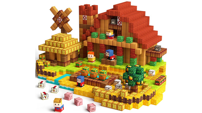 100 Piece Farm Magnetic Building Blocks 100 Piece Farm Magnetic Building Blocks