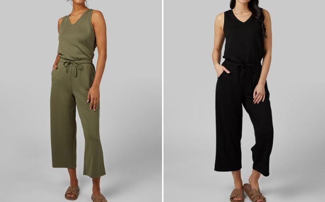 32 Degrees Womens Studio Tech Jumpsuit 32 Degrees Womens Studio Tech Jumpsuit