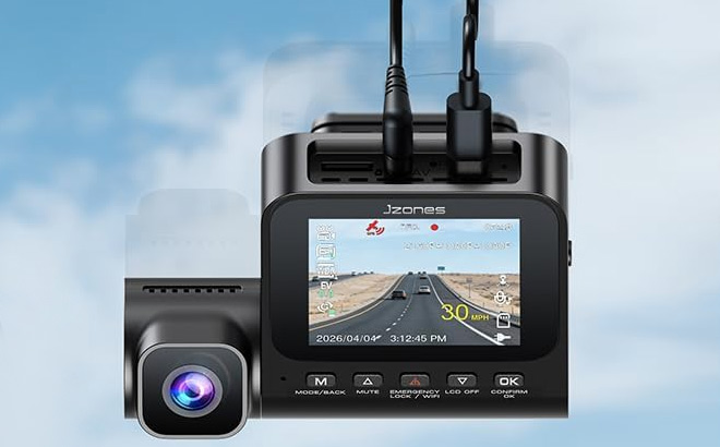 4K Dash Cam Front Rear