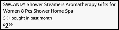 8 Count Shower Steamers Checkout