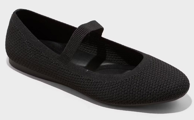 A New Day Womens Shiloh Knit Mary Jane Flat