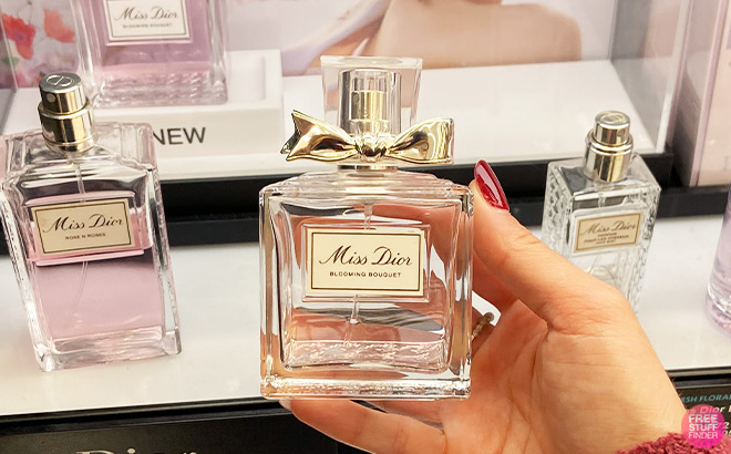 A Person Holding a Perfume