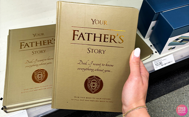 A Person Holding the Piccadilly Your Fathers Story 204 Pages Journal 2026 at Target