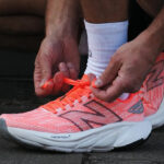 A Person Wearing New Balance Fresh Foam X Balos v1 Shoes