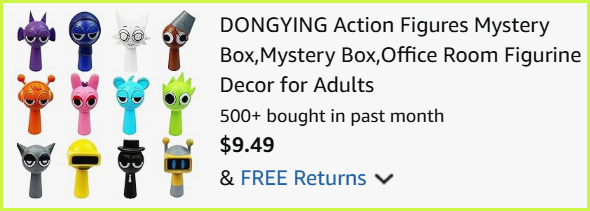 Action Figures at Checkout