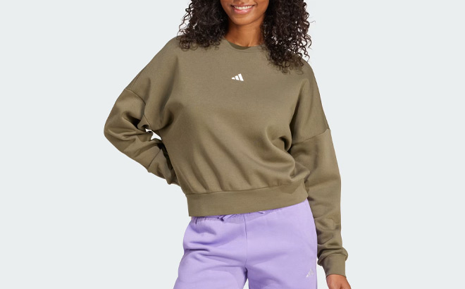 Adidas Essentials Small Logo Feelcozy Sweatshirt