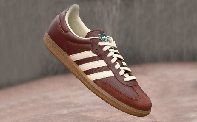 Adidas Originals Samba Mens Shoes in Brown Color