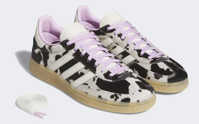 Adidas Originals Womens Handball Spezial Shoes on Gray Background