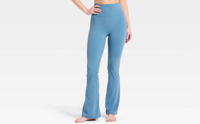 All In Motion Womens Everyday Soft Ultra High Rise Flare Leggings