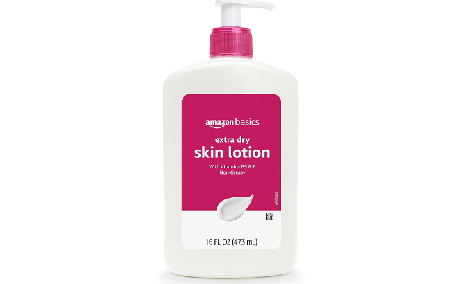 Amazon Basics Body Lotion For Dry Skin with Vitamins B5 E Amazon Basics Body Lotion For Dry Skin with Vitamins B5 E