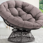Ariyelle Swivel Papasan Accent Chair
