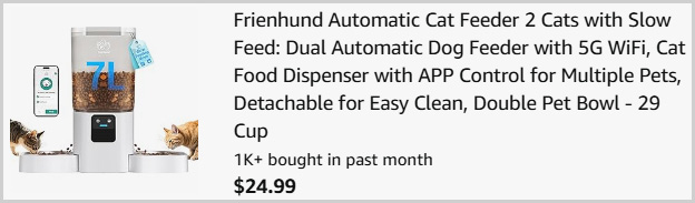 Automatic Pet Feeder at Checkout