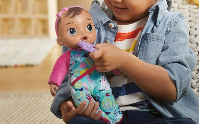 Baby Alive Soft ‘n Cute Doll with Brown Hair Baby Alive Soft ‘n Cute Doll with Brown Hair