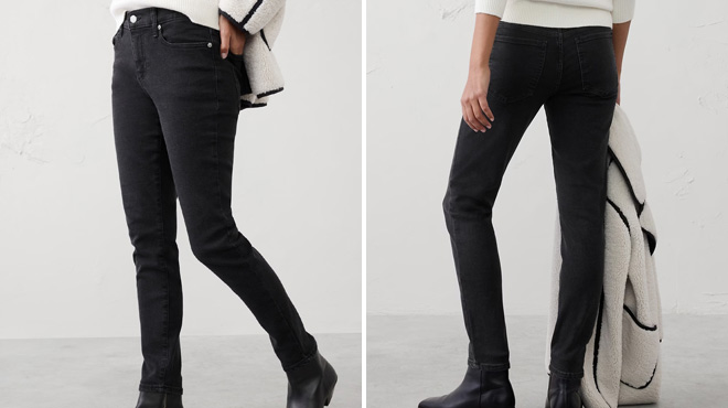 Banana Republic Factory Skinny Mid Rise Jeans