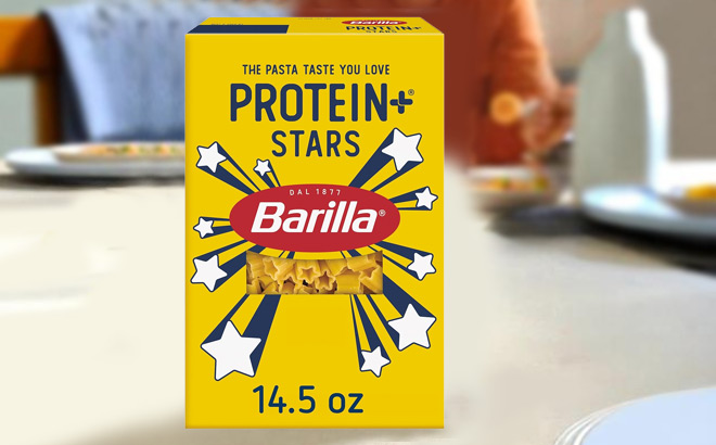 Barilla Protein Stars Pasta on a Table