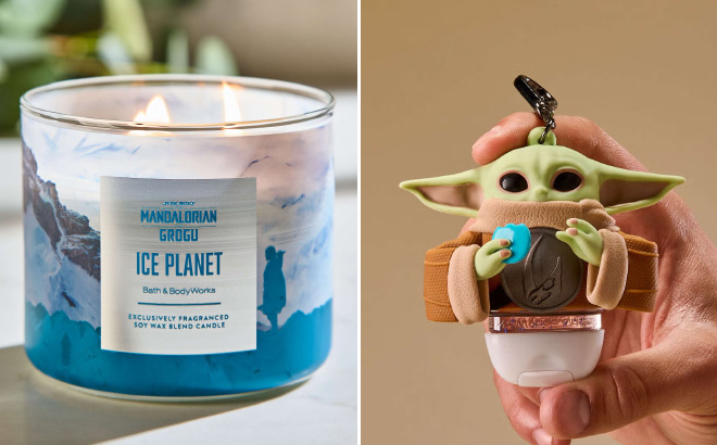 Bath Body Works Star Wars Ice Planet 3 Wick Candle