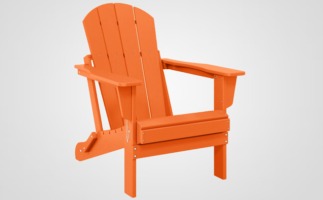 Beachcrest Home Shawnna Weather Resistant Foldable Outdoor Adirondack Chair