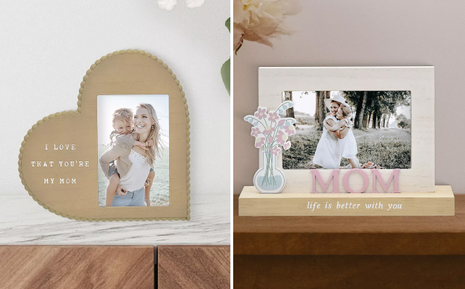 Belle Maison My Mom Heart Frame Table Decor