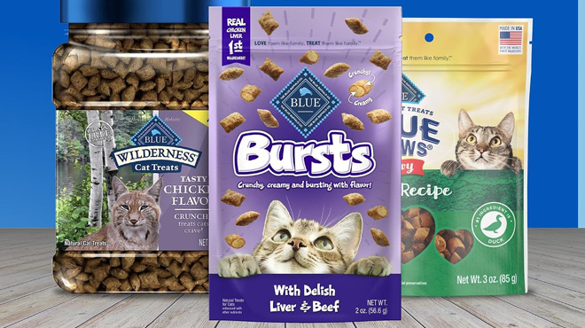 Blue Buffalo Bursts Liver Beef Crunchy Creamy Cat Treats Blue Buffalo Bursts Liver Beef Crunchy Creamy Cat Treats