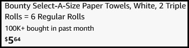 Bounty Paper Towels 2 Count Checkout Bounty Paper Towels 2 Count Checkout