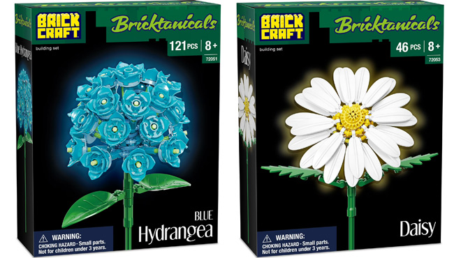 Brickcraft Bricktanicals Hydrangea Building Kit