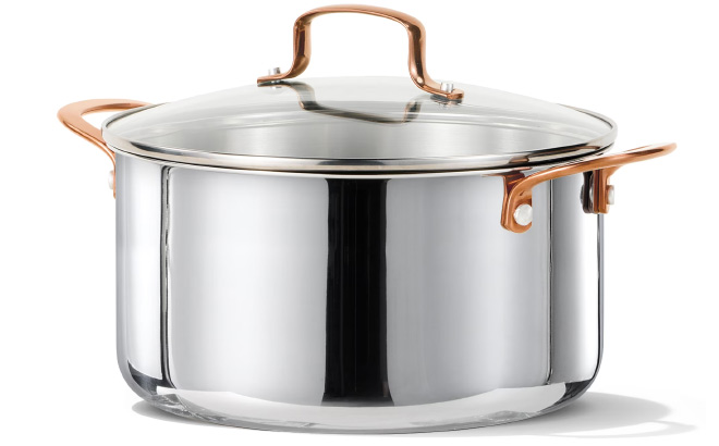 Carote 8 Quart Tri Ply Stainless Steel Stock Pot with Lid Carote 8 Quart Tri Ply Stainless Steel Stock Pot with Lid