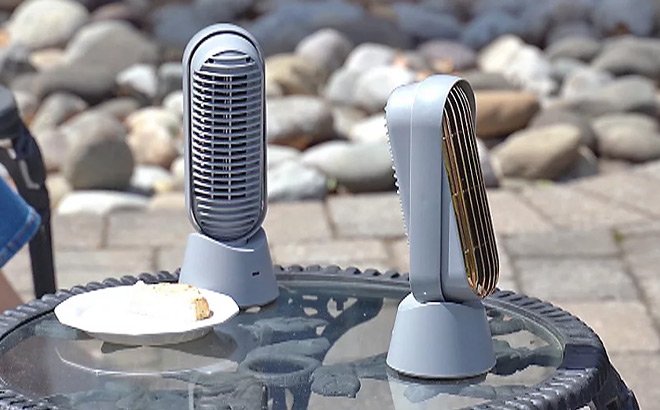 Cascade Portable Rechargeable Fan 2 Pack