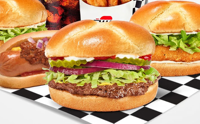 Checkers Rallys Classic Hamburger