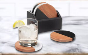 Coasters Holder 6 Piece Set