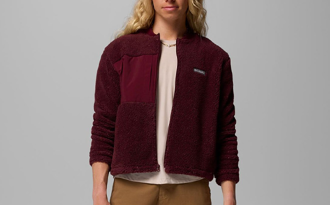 Columbia Womens Stellar Path Fleece Bomber Jacket