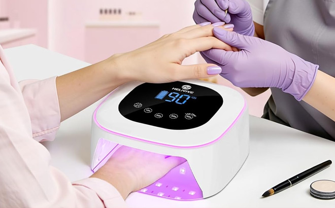 Cordless UV LED Nail Lamp