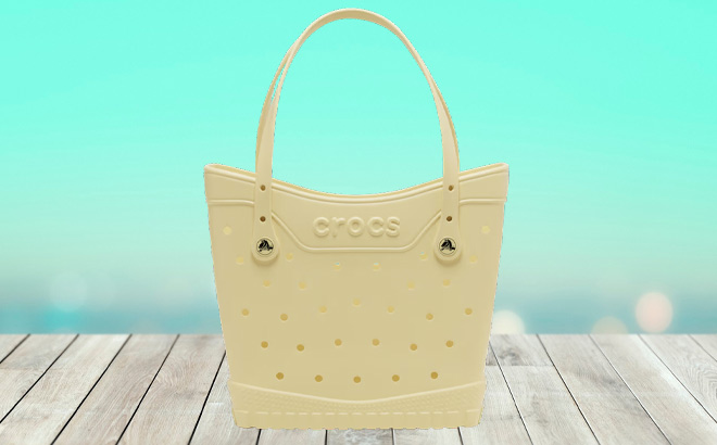 Crocs Classic Medium Tote on the Table
