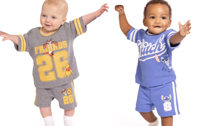 Disney Baby Boys Athletic Graphic Tee Shorts Set Disney Baby Boys Athletic Graphic Tee Shorts Set