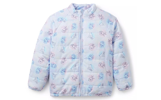 Disney Girls Frozen Puffy Jacket