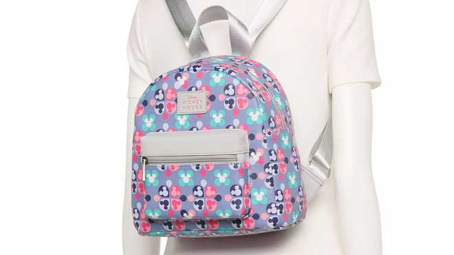 Disneys Mickey Mouse Retro Print Mini Backpack