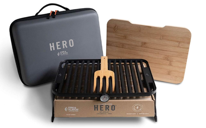 Fire Flavor Hero Grill System Ultra Portable Grill 1 Fire Flavor Hero Grill System Ultra Portable Grill 1