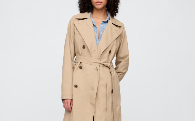 GAP Factory Modern Trench Coat