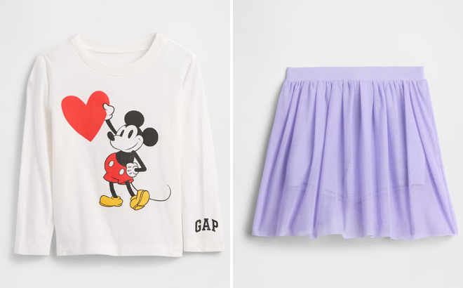 GAP Factory babyGap × Disney Mickey Mouse Graphic T Shirt GAP Factory babyGap × Disney Mickey Mouse Graphic T Shirt