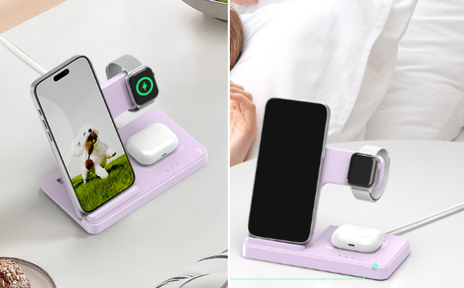 GETPALS 3 In 1 Wireless Charger Station