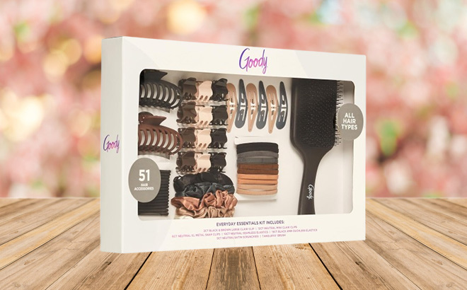 Goody Hair Accessories Kit on the Table