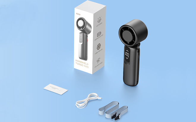 Guirngou Portable Handheld Turbo Fan