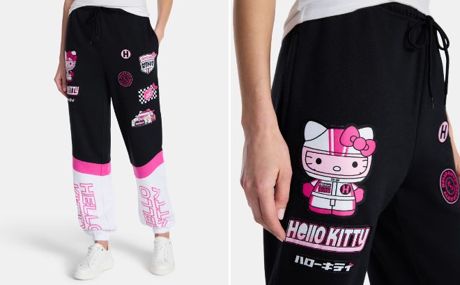 Hello Kitty Womens Jogger Pants Hello Kitty Womens Jogger Pants