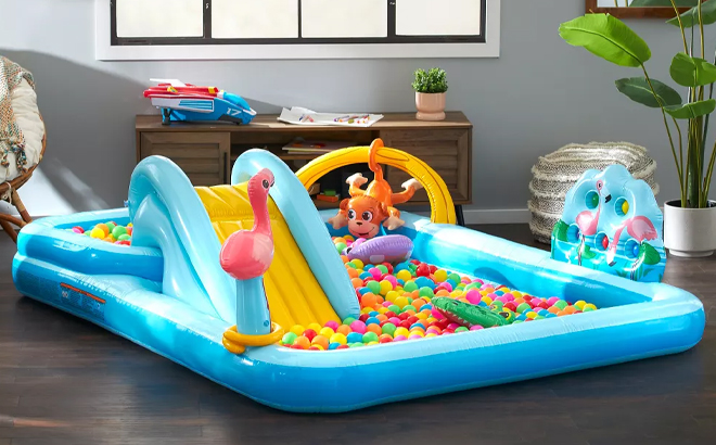 Intex Inflatable Jungle Adventure Play Center Spray Kiddie Pool