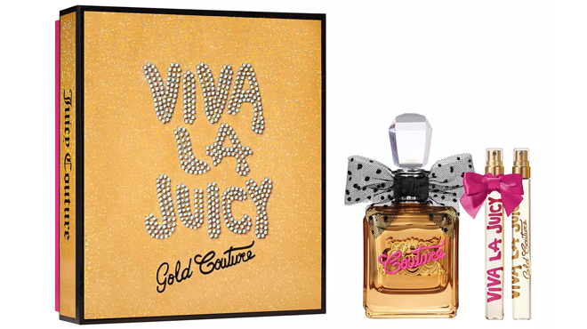 Juicy Couture 3 Piece Womens Viva La Juicy Gold Gift Set Juicy Couture 3 Piece Womens Viva La Juicy Gold Gift Set