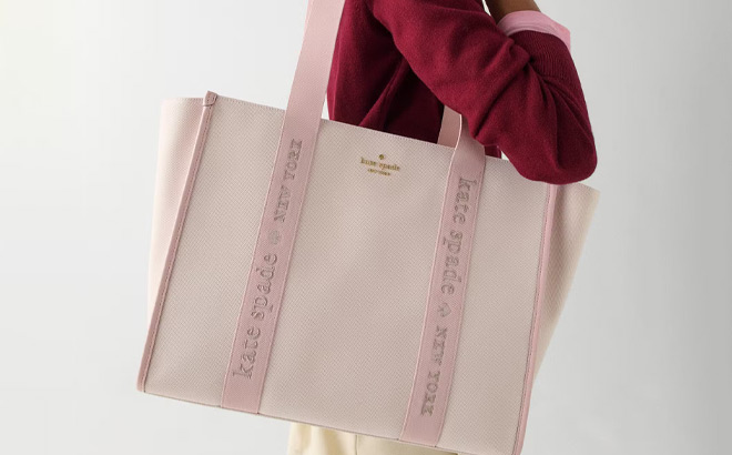 Kate Spade Kip Canvas Large Tote Bag