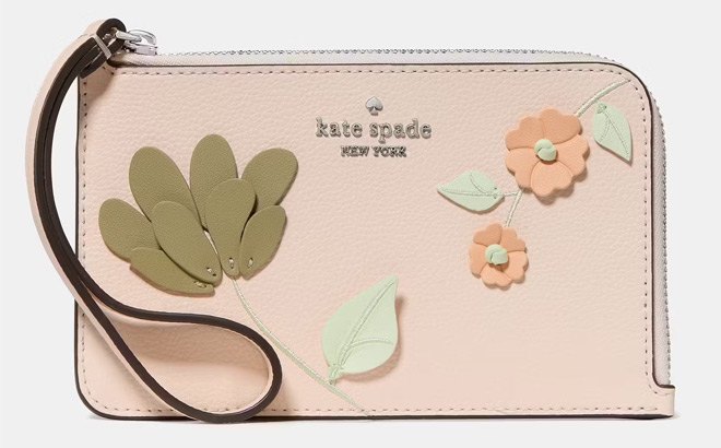 Kate Spade Lucy Floral Small Card Holder Wristlet