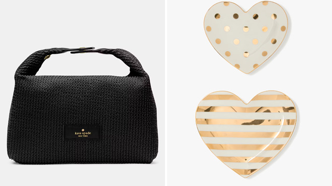 Kate Spade Outlet Ribbed Cosmetic Bag Kate Spade Outlet Ribbed Cosmetic Bag