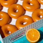 Krispy Kreme Orange Dreamsicle Original Glazed dozen