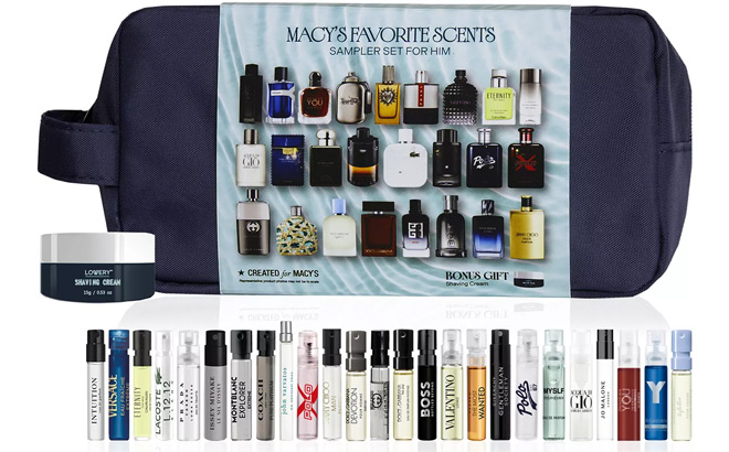 Macys 26 Piece For Him Fragrance Sampler Set Macys 26 Piece For Him Fragrance Sampler Set