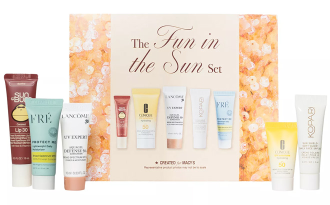 Macys 5 Piece Fun in the Sun Gift Set